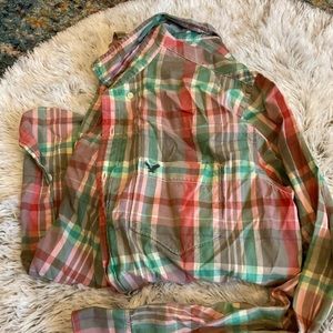 American Eagle athletic fit button down